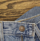 Levi's Womens Cinch Barrel Jeans Denim Zip Fly 94417206 Let Love in Blue 27X31