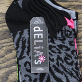 dELiA*s Girls 10 Pack No Show Socks Black 9-11