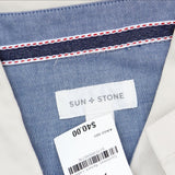 Sun + Stone Men's Austin Regular-Fit Solid Western Shirt 100124704MN