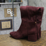 Michael Michael Kors Heels Braden Over the Knee Riding Boots Merlot Purple 7M