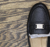 Giani Bernini Womens Dailyn Leather Moccasin Loafers DAILYN Black 7M