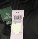 Wild Fable Womens Bow Full Zip High Neck Quilted Puffer Jacket 94658795 Black M