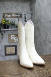 Universal Thread Womens Studded Western Cowboy Boots 92229982 Off White 8.5M