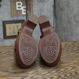 B.o.c. Womens Gigi Comfort Sandal BC0012106 Brown 9M