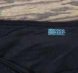 Coco Reef Womens Solid Slit Swim Skirt Bottom U95745 Black XL