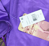 Emerald Sundae Juniors Strapless Crisscross Dress Gown Radiant Orchid Purple XXS