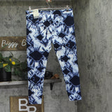 Style & Co. Knit Tie-Dye Pull-On Leggings 100146261MS Navy Blue XL