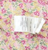 Motherhood Maternity Smocked Tiered Floral Midi Maternity Dress Pink Multi XL