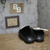 A New Day Sandy Mule Flats Faux Leather 87930575 Black 8M