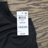 Jenni Womens Square-Neck Bralette 100139253 Black M