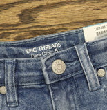 Epic Threads Girls '70s Flared Crop Jeans 100187268GK Kensington Wash Blue 5