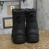 All In Motion Mens Blaise Snow Boots Lace Up 94637763 Black 10M