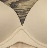 Auden Womens Luxe Stretch Wirefree Plunge Bra 94266692 Pearl Tan Brown 36B