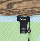 Echo Pleated Diamond Square Scarf EN1424 Sky Blue Multi 28"