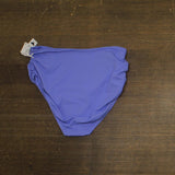 Anne Cole Convertible High Waist Shirred Swim Bottom Periwinkle Blue Purple M