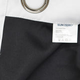 Sun Zero Grade Extreme Blackout Rod Pocket Curtain Panel Pearl Off White 52x84