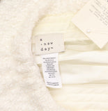 A New Day Pearl Embellished Beret Hat Textured 94482942 White FM