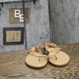 Universal Thread Womens Ivana Footbed Toe Ring Sandals 93708831 Tan Brown 9.5M