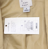 A New Day Womens Signature Crepe Slim Fit Blazer Jacket 92994545 Tan Brown S