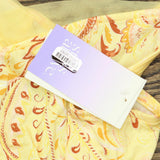 Stars Above Women's Paisley Print Beautifully Soft Camisole Cami Yellow Multi XS