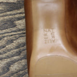 Naturalizer Womens Paloma Heeled Slip On Mules Clog H7021L3 Tawny Brown 10M