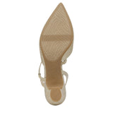 Lifestride Minimalist Strappy Pointed-Toe Pumps H5061S3 Light Gold Shimmer 10W