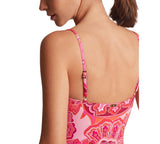 Lauren Ralph Lauren Womens Printed One-Piece Swimsuit Provence Paisley Pink 12
