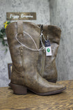 Universal Thread Reed Western Block Heel Boots 94822710 Weather Brown 10M