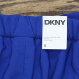 DKNY Slim-Leg Ankle Pants with Elasticated-Back UG4PD327 Lapis Blue 0