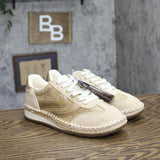 Universal Thread Womens Ryker Espadrille Low Top Lace Sneakers Brown Multi 6M