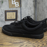 Goodfellow & Co. Mens Low Top Flat Lace Up Sneakers 167603018625d8 Black 12M