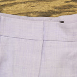 Tahari ASL Womens Pleated-Waist Wide-Leg Pants 4DM732-TJ Lavender Purple 14