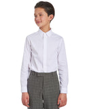 Calvin Klein Slim Fit Solid Stretch Button Up Poplin Shirt K8B0024 White 8
