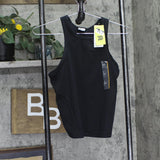 All In Motion Womens High Neck Racerback Tank Top 92933112 Black S