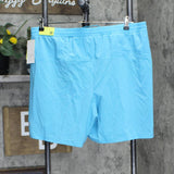 All In Motion Men's Unlined Run Shorts 7.5" 80915143 Turquoise Blue XL