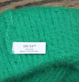 On 34th Solid Brushed Beanie with Rolled Cuff MO1542505 Green