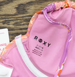 Roxy Ruched Floral Bikini Top with Tie Front 19810862714 Lilac Purple Multi L