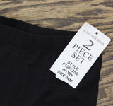 Rare Editions Girls Baby Knit Pull On Pants Black 24M