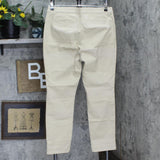 Nautica Jeans Womens Chino Ankle Pants 1784510 Khaki Brown 10