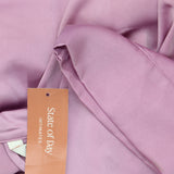 State Of Day Womens Silk Touch Self-Tie Robe Woven Mauve Orchid Purple XL