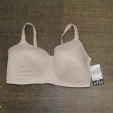 Playtex Smooth Wireless Coverage T-Shirt Bra Sandshell Side Panel Brown 42DD