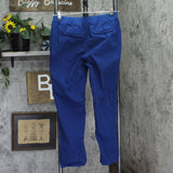 Style & Co. Trimmed Utility Pants Pull-On with Pockets Blue M