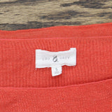 Lou & Grey Womens Lightweight Pullover Sweater Long Sleeve Red Orange S