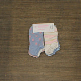 The Children's Place Infant Baby Girls 6-Pack Ankle Socks Flowers / Blue S
