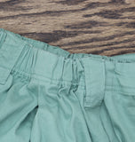 Logo By Lori Goldstein Regular Textured Full Length Pants Feldspar Green XS