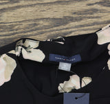 Tommy Hilfiger Womens Knit 3/4 Sleeve Floral Dress Black Multi 2P
