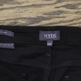 NYDJ Womens Plus Size Sheri Slim Jeans WNBBSS8518 Black 20W