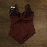 Miraclesuit Escape One Piece Swimsuit 6518966W Tamarind Brown 22W