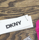 DKNY Womens Textured Shirred One-Piece Swimsuit DIMMS605 Wildberry Pink 2XL