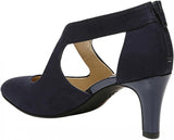 Lifestride Womens Giovanna 2 Open Side Pumps Heels 4530520_9_5_M Navy Blue 9.5M
